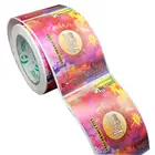 Custom Waterproof Adhesive Plastic Paper Bottle Label Sticker