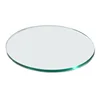 Clear & colored round glass dining table tops tempered glass from china