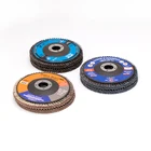 High quality aluminium oxide abrasive polishing flap discs for metal stainless steel