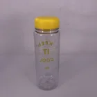 plastic 500ML space drinking bottle BPA free with straw