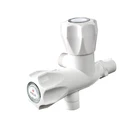 Wall mounted double handle Kitchen sink mixer tap