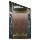 House Entrance Door With Glass Brass Doors And Windows Designs Villa Pure Copper Door