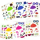 Shark Party Supplies The Baby Shark Poster Game Reusable Dress Up Stickers for Boys Kids Gifts Wholesale