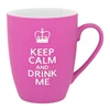 Fashion style colorful soft touch silicone coating bulk tea cups new bone china mug with custom print