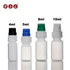 For Chemical 10ml Plastic Dropper Bottles 3ml 5ml 7ml 8ml 10ml Plastic Dropper Bottle For Chemical Use