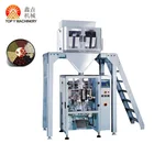Automatic Plastic Film Dry Chickpea Legume Lentil Packing Machinery With Hole Punch Device