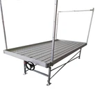 China goods wholesale green house growing rolling newest ebb and flow drain table
