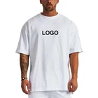 T-shirt Blank Shirt Wholesale Unisex Oversize Advertising Plain Quick Dry T-shirt White Blank Cotton Mens T Shirt