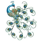 Hot sell metal craft home metal peacock wall decoration