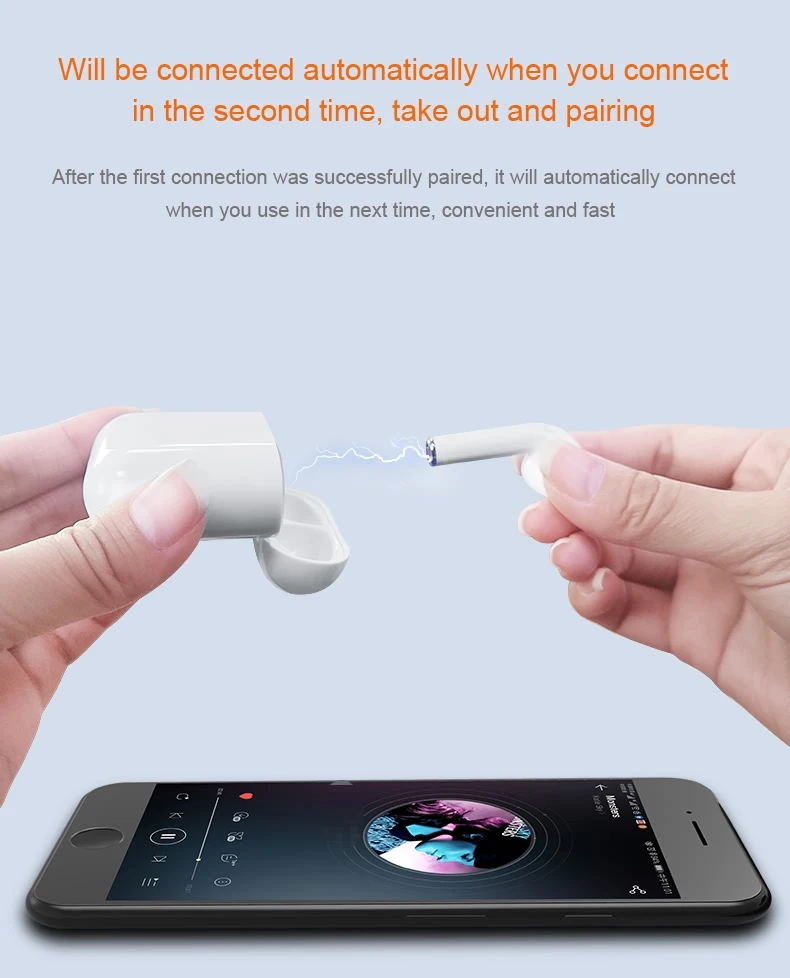 i7S TWS Bluetooth Wireless Earphone with Charger Case i17 - ANKUX.COM