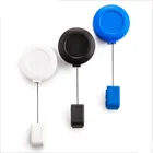 UHOO high quality custom made stretchable easy pull ABS material business work ID card holder buckle clip
