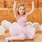 2019 new summer children's dance wear, girls'gymnastics dress, ballet dress