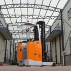 Online Support 24V Electric Reach Truck Forklift Battery Powered Stacker for Warehouse Pallet Handling