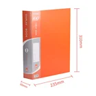 10- 100 Pockets A4 File folder PLASTIC DISPLAY BOOK OFFICE STATIONERY SCHOOL SUPPLIES CLEAR BOOK