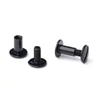 Sex Slotted Screws Chicago Screws Sex Bolt M2 Bolt Black Truss Head Binding Post Slotted Rivet