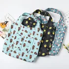 Earth Friendly Environment grocery bag foldable tote shopping bag nylon polyester folding with zipper