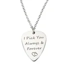 SAF wholesale Stainless Steel hot selling fashionable simple costom couples friend cute pendant necklace jewelry for girls