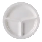 Manufacturer Stock Broken Resistant Snack Plate Melamine, New Custom Print Stable Melamine Separate Plates