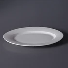 P T Royal Ware Custom Modern Round White Hotel Porcelain Plate