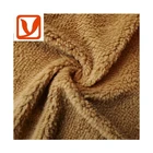Shaoxing keqiao sherpa fleece textile fabric mills 100% polyester recycled velvet fabric for pet
