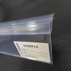 Plastic Data Strips for Supermarket Glass Wood and Metal Shelves