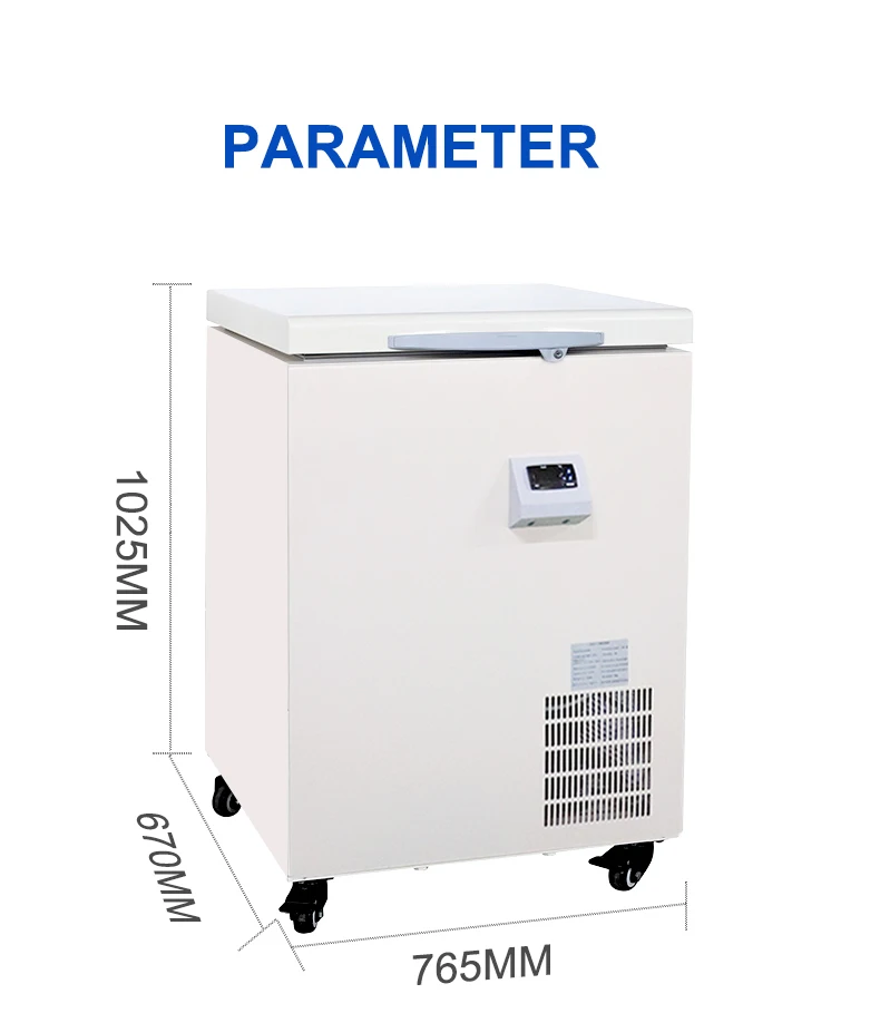- 86 degree ultra low temperature horizontal freezer mini/low temperature refrigerator