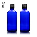 Sample Glass Glassglassglassglass Round Glass Bottles Free Sample 30ml Round Glass Empty 1 Oz Blue Boston Bottle