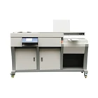 460 perfect book binding machine with side glue printing book binder machine
