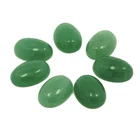 Cabochon Cabochon Gemstone 8x10mm Dark Green Malay Jade Stone Oval Flat Back Cabochon Gemstones