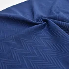 hot sale recycled Polyester with spandex knitted jacquard fabric for swimwear sports