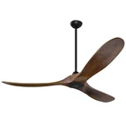 Luxury Modern Deluxe Decorative Best Energy Saving DC Motor Solid Wood Blade Ceiling Fan Without Light