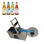 Small Semi Automatic sticker labelling machine for round bottle