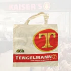 Tengelmann brand super market 6oz shopping organic cotton tote bag
