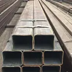 ASTM Rectangular Pipe S275 E235 SS400 Carbon Steel Galvanized ERW Square Rectangular Steel Tube/Pipe