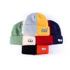 Beanie Beanie Beanies Bulk OEM Winter Unisex Casual Soft Hats Personalised Embroidered Logo Hat 2 Tone Beanie
