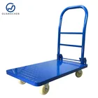 Industrial load 150kgs folding hand truck heavy duty steel cart trolley