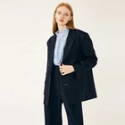 Ins tide suit British wind black blazer Careerl women coat