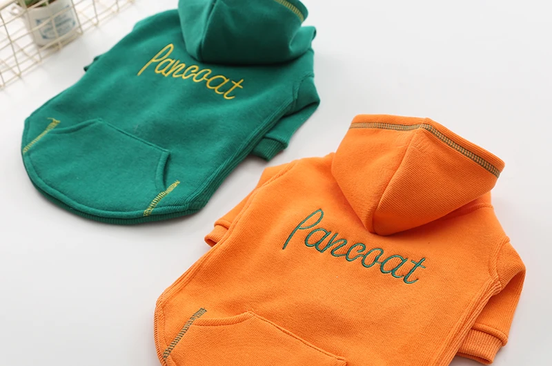 High Quality Pet Clothes Dog Hoodies Winter Pets Apparel Dogs Coat New Fashion Warm 100%Cotton Dog Clothes For EU And USA