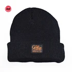 5 % OFF free sample plain custom your logo black knitted cap acrylic beanie winter hat