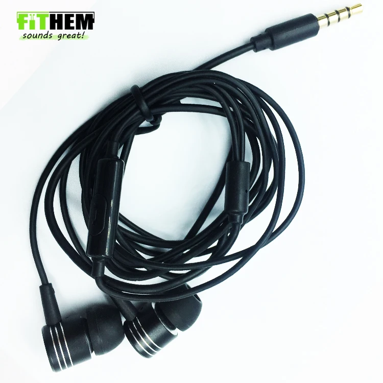 FITHEM 2019 high quality cheap Price Wired metal In-ear Headphones with mic wiredearbuds earphones headphone - ANKUX.COM
