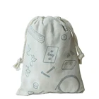 Customized Recyclable Wholesale cheap eco-friendly cotton canvas muslin drawstring bag