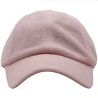 Terry Cloth Cap Light Pink Terry Cloth Blank Adjustable Baseball Dad Cap
