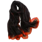 Scarf Dot Long Ladies Scarf Chiffon Hijab Turban Polka Dot Printing Sunscreen Silk Scarf Ladies Beach Towel Long Shawl