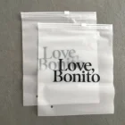 Bags Bag For Cloth Garment Custom Plain Clear Zipper Bags Frosted Ziplock Bag For Cloth Bikini