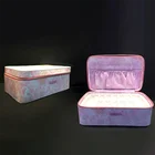 Luxury Pink Printing Folding Cosmetic Mailer Shipping Paper Packaging Boxs with logo