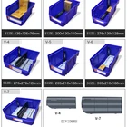 Injection Save 50% on Freight Warehouse Back Hanging Storage Bin Plastic Stackable Bins Parts Box