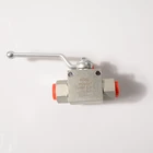 Roke 1/2 NPT Forged Stainless Steel CWP 500bar 3 way BKH High Pressure Ball Valve