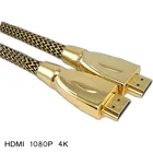 high speed gold connector hd cable support ethernet 3D 4K 19pin hdmi cable