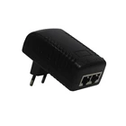 Port 48V 24W 48VDC 0.5A Output 2 Port RJ45 Lan POE Power Over Ethernet Adapter