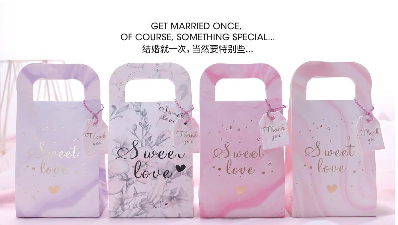 fsc custom handmade wedding gift paper bag candy